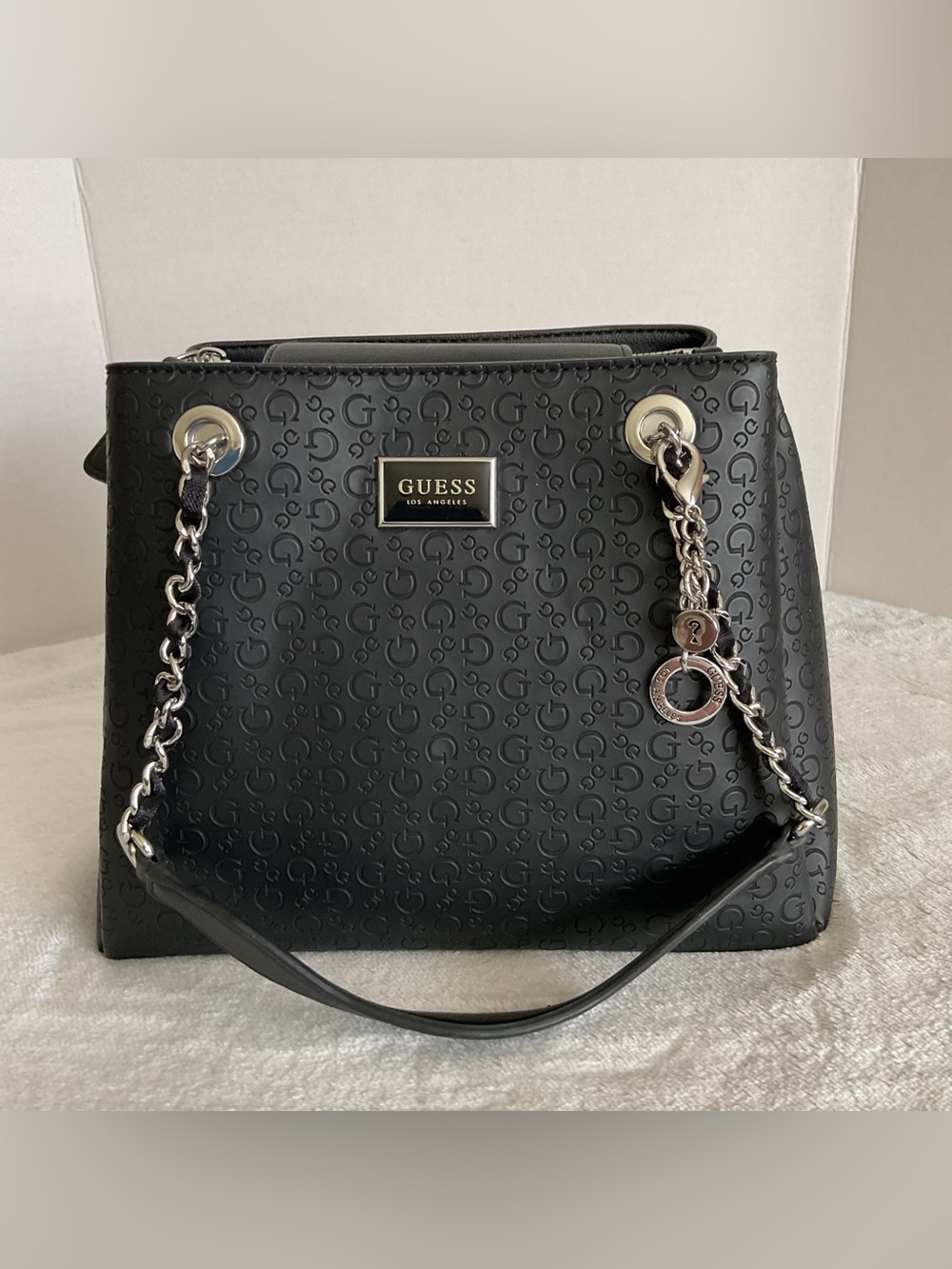 Black GUESS Logo Purse